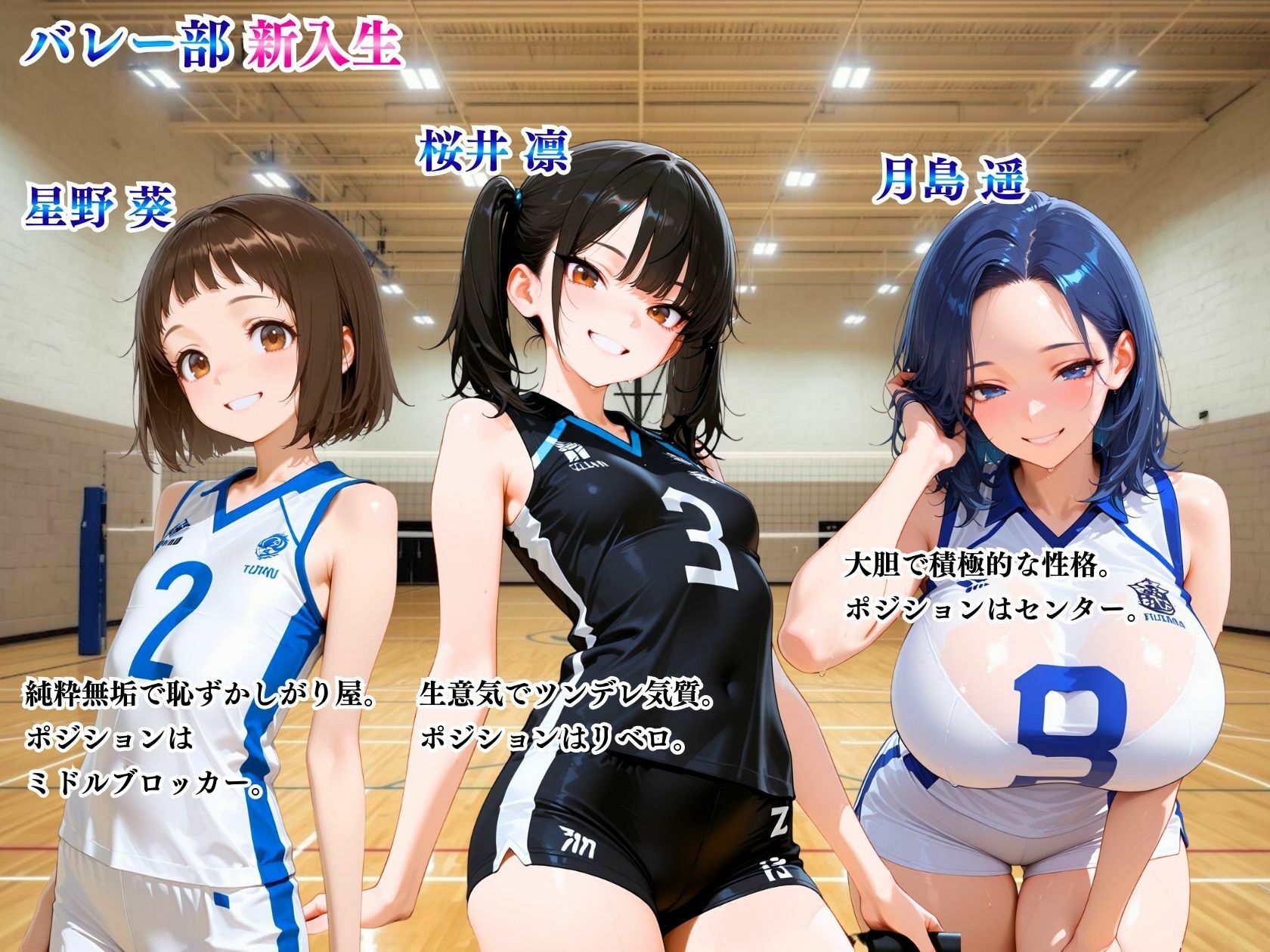 狙われたバレー部新入生緊縛プレイトレーニング「レギュラー確定させてください（はーと）」2