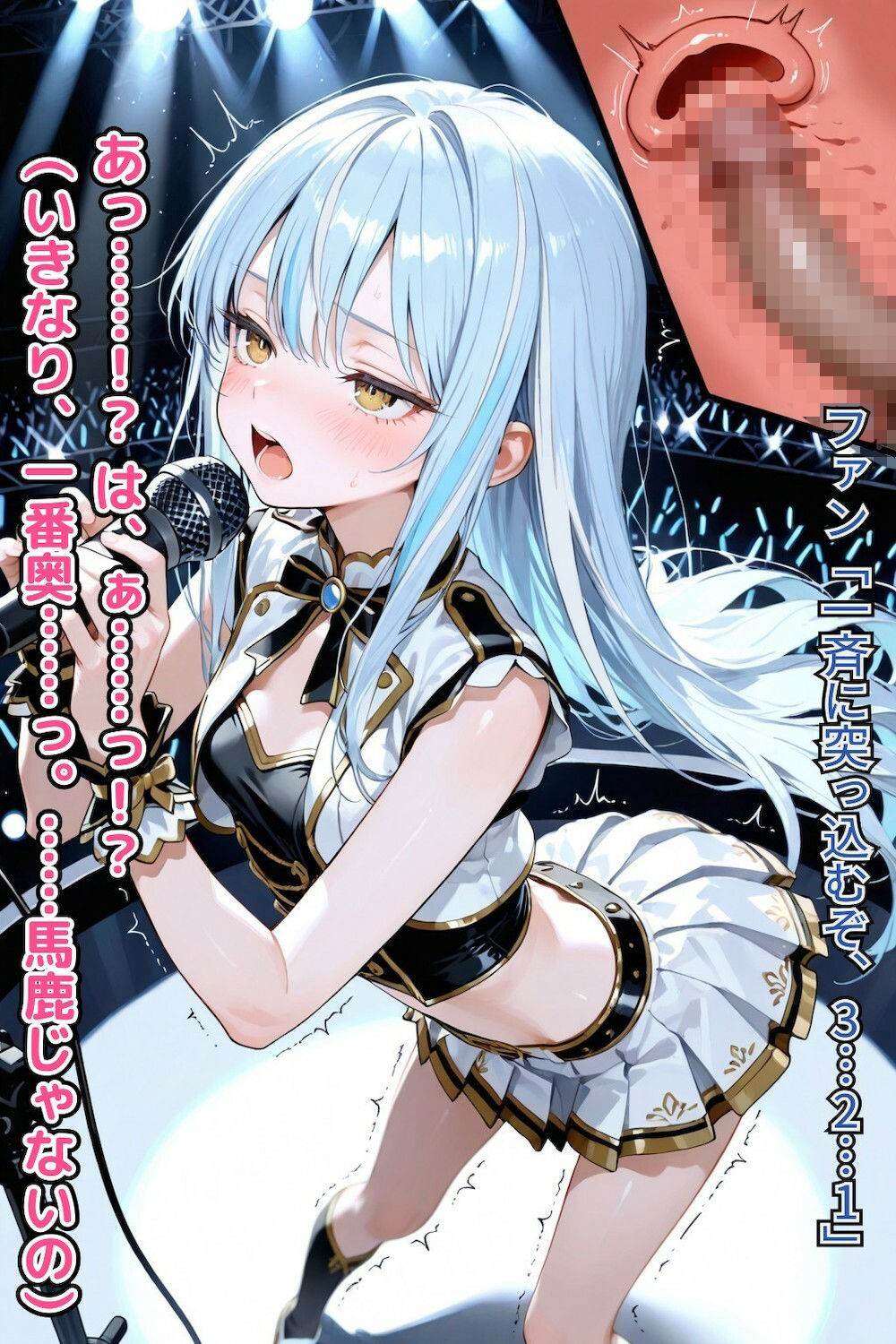龍宮乃々香の沈黙支配ライブ（3話パック）【地下アイドル】【枕営業】【配信事故】【CDZ】 サンプル画像 2