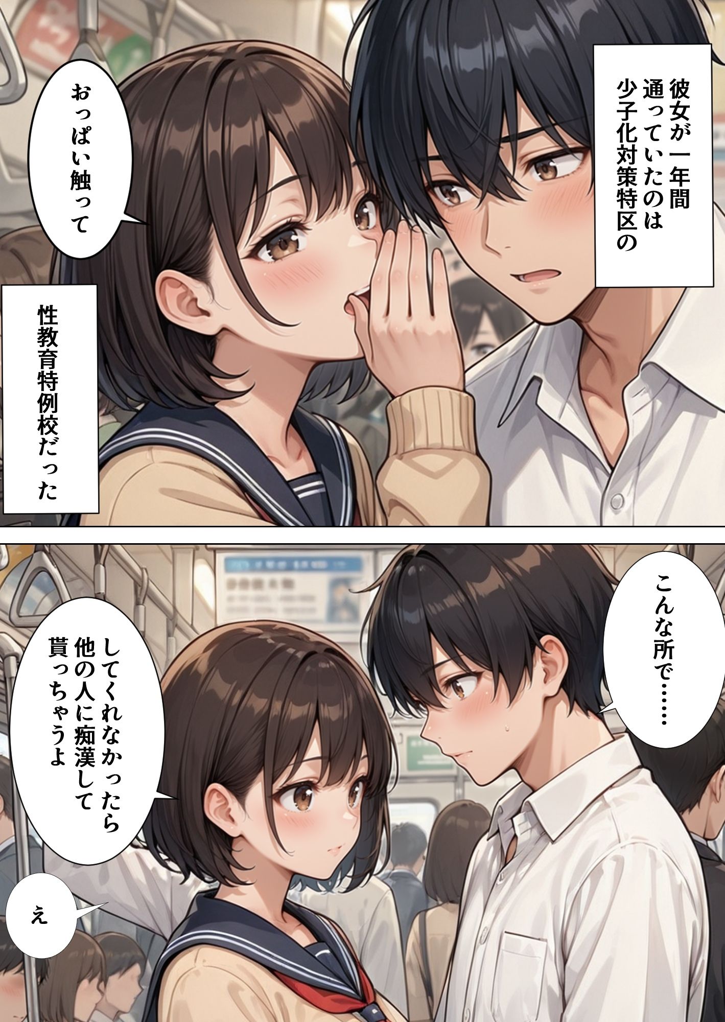 性教育学園X やりまくり！発情彼女1 vol.53【セリフ入有】 画像2