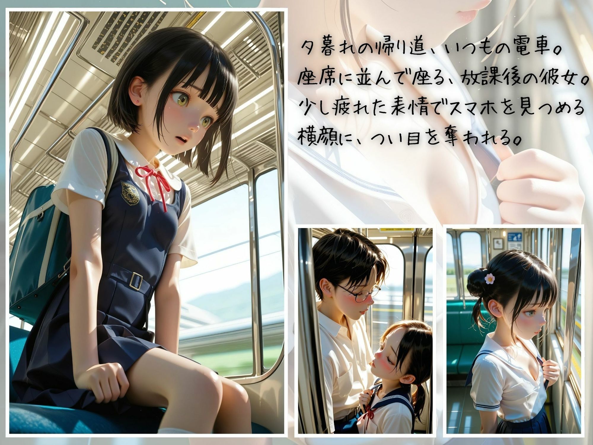 放課後リアル＃12〜揺れる電車でほどける制服〜 画像1