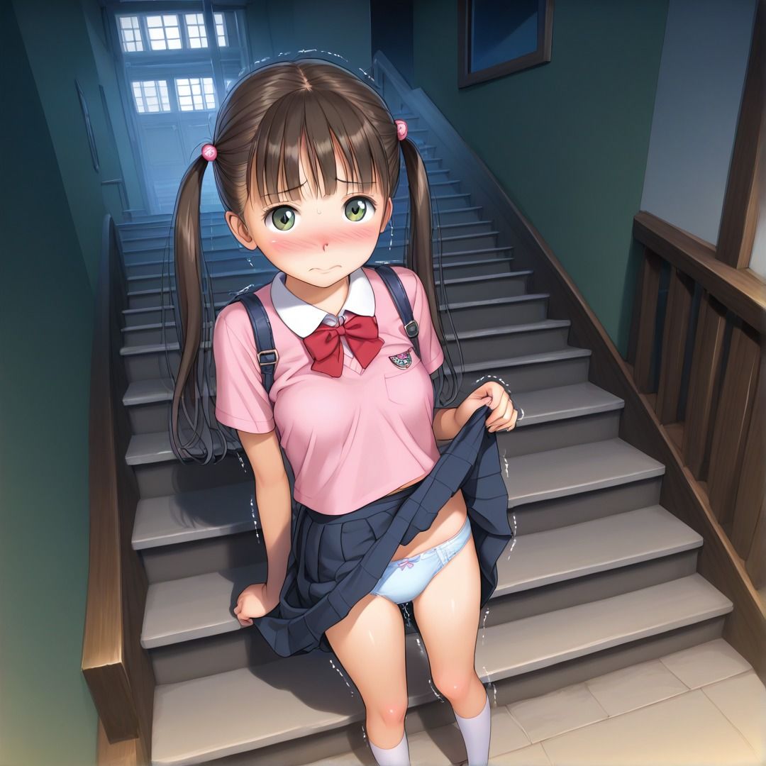 【女子〇生絵師@処女作】『常識改変:挨拶開帳マナー』――恥ずかしさをこらえて描いた77枚の記録 画像1