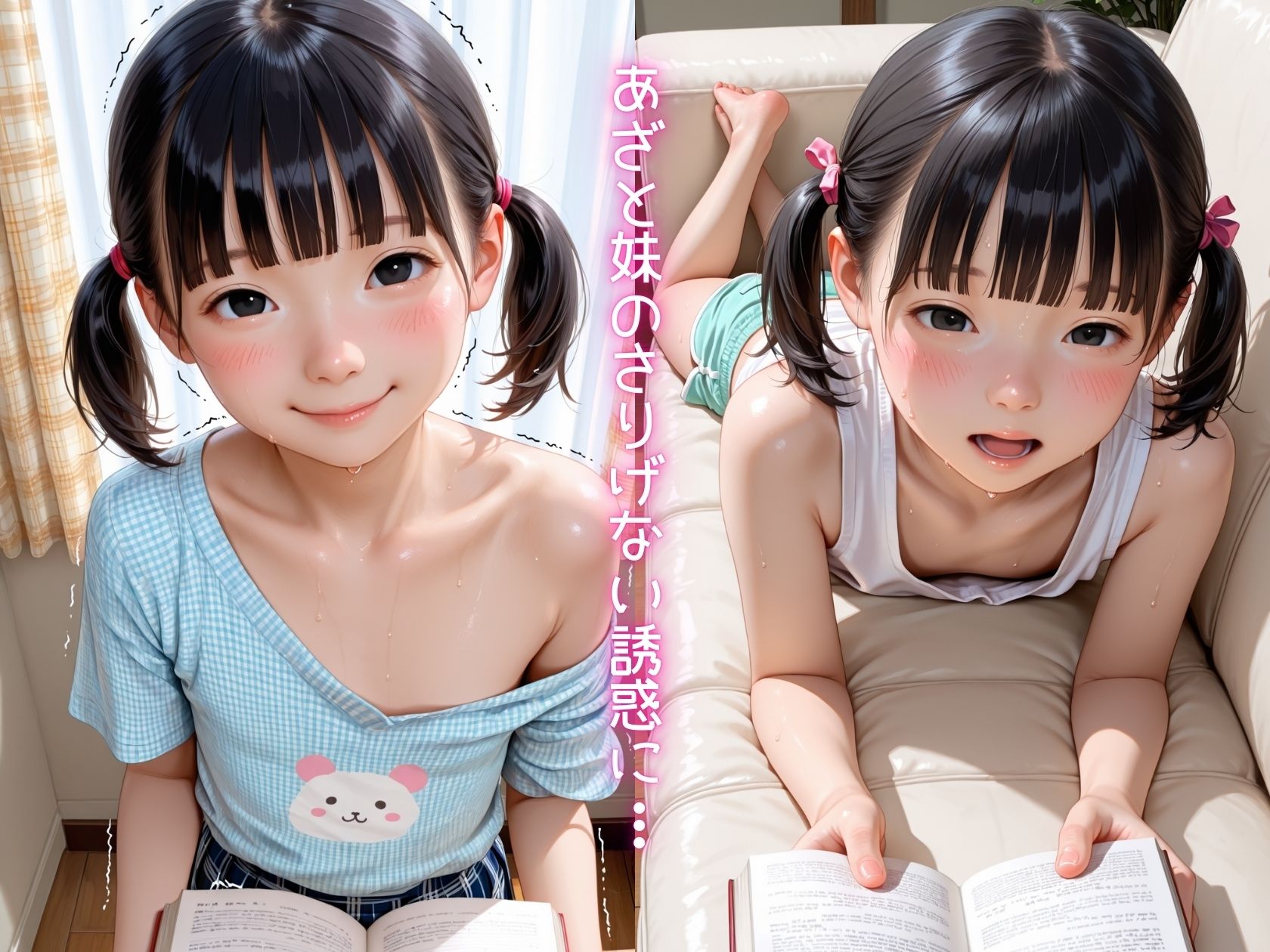 あざと可愛いちっぱいパイパン妹に種付けする日々1