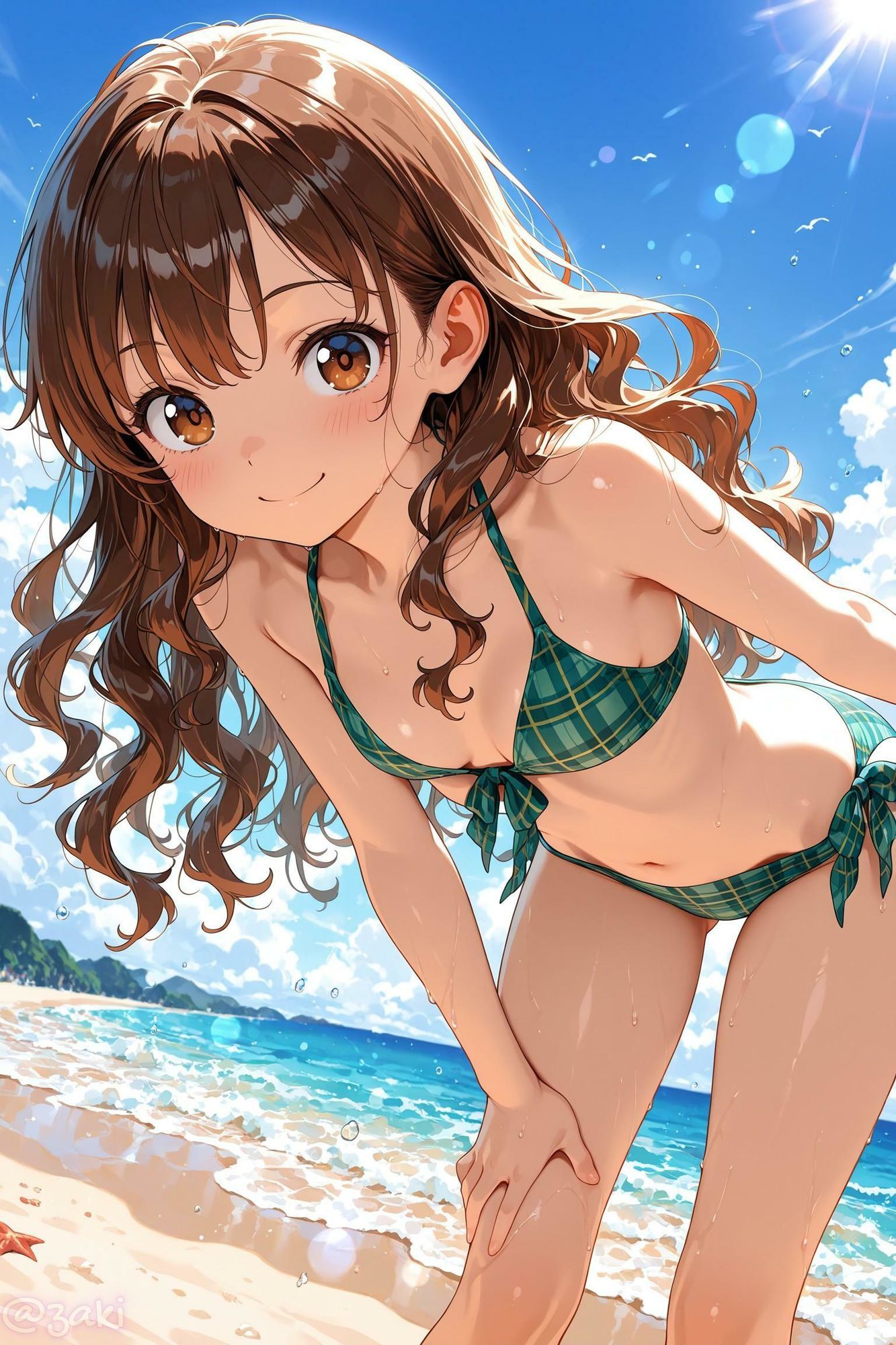 クラスメイトとビーチでイチャイチャ 2 サンプル画像 6