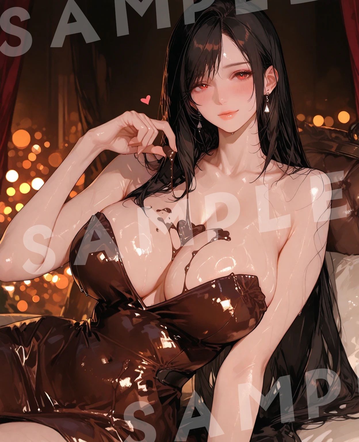 【恋人気分×主観】甘すぎるドレスの彼女と過ごす最高のバレンタイン【チョコレート・溶けるドレス】 画像2