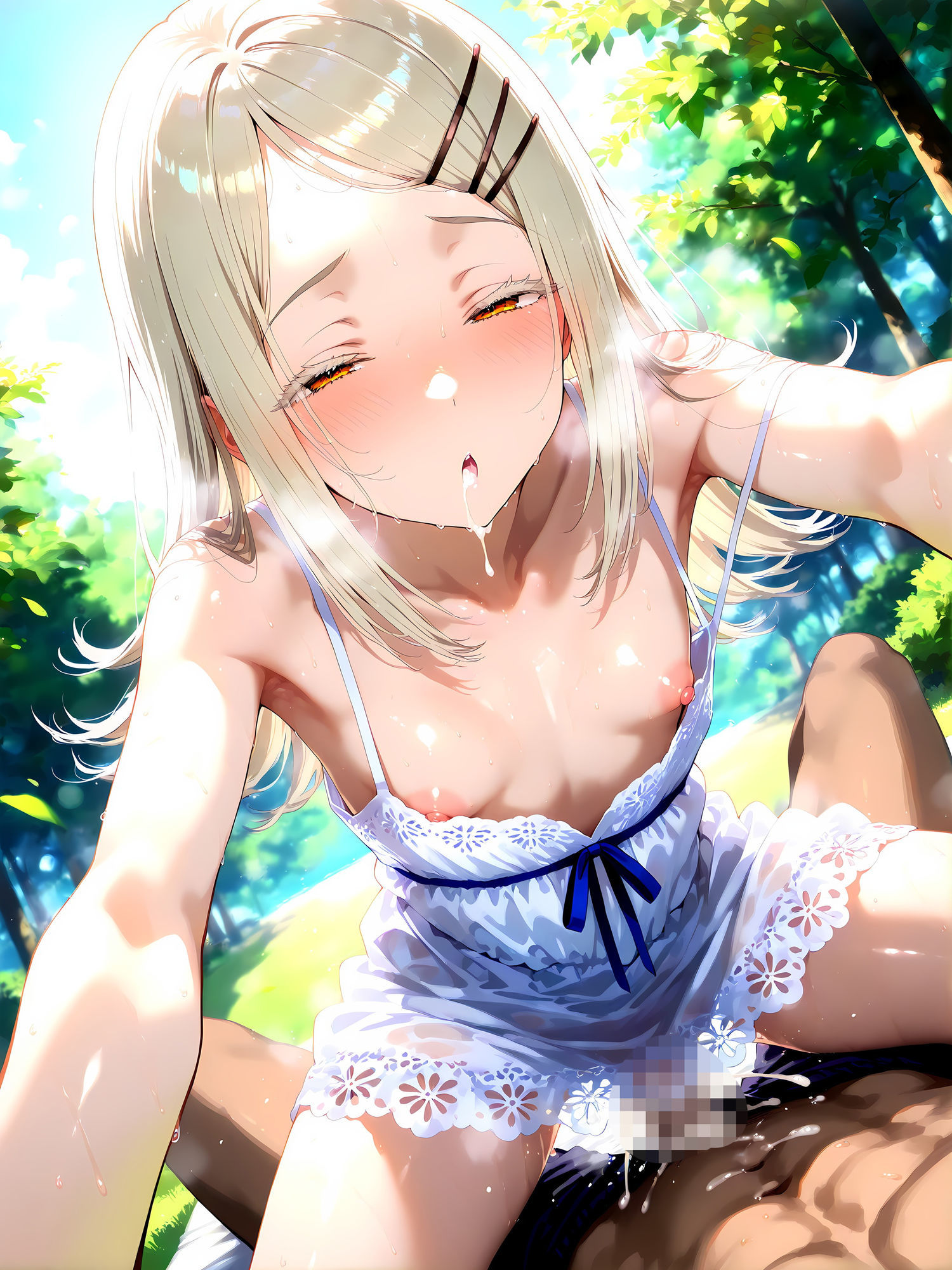 真夏の暑い日、白ワンピの少女と…～篠◯広～9