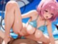 悪魔娘モモ ビーチで真っ昼間から逆転種付け 妊娠プレス【ToLOV〇る モモ】