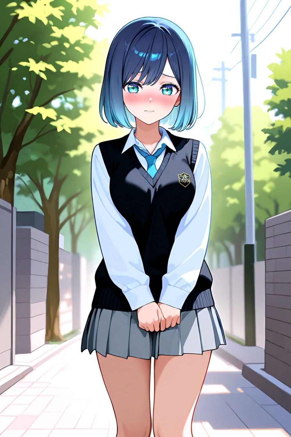 黒〇あかね  野外露出編 画像1