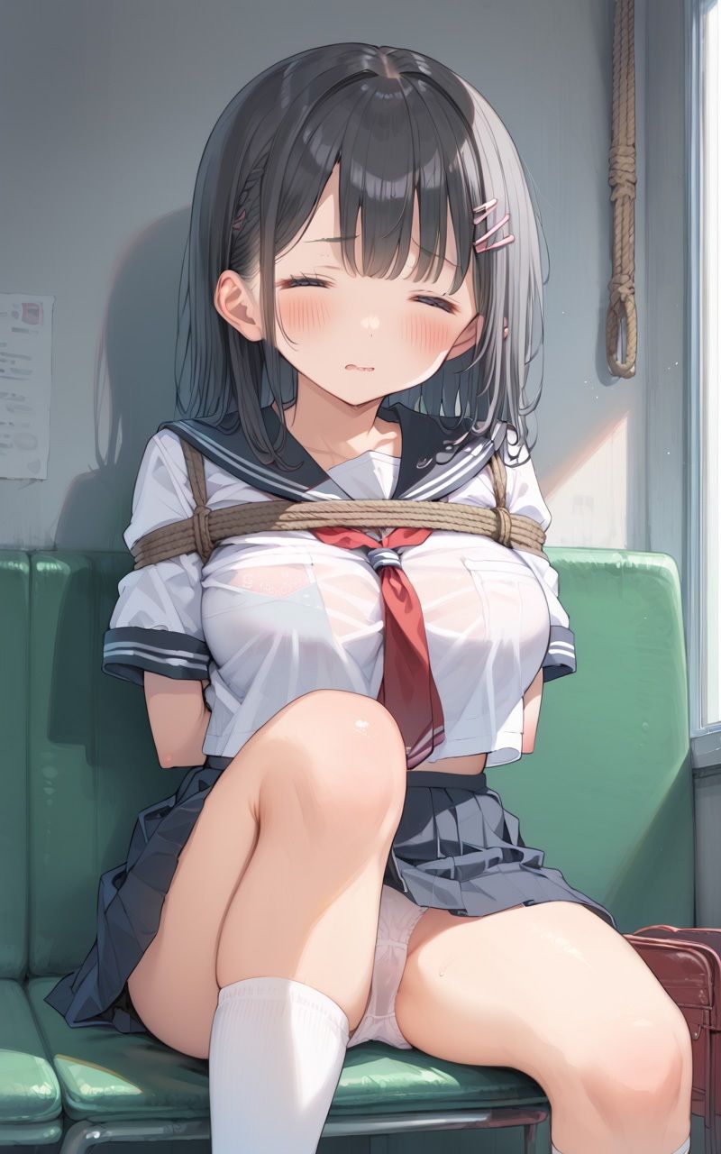 性育学園No.04 美乳女子校生の拘束調教実習 画像6