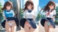 JK・J〇風でパンチラ