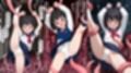 白パンツJK・J○、触手に襲われる