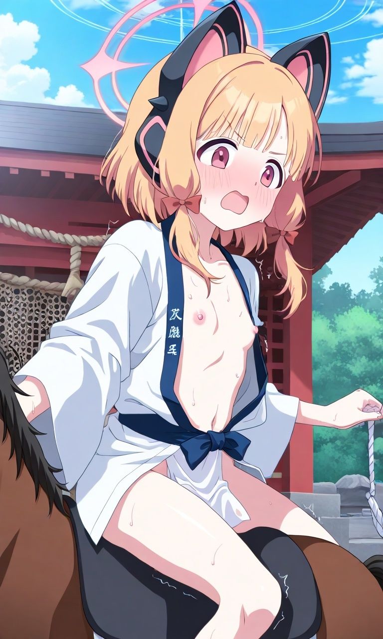 新年の式典で露出騎乗？〜先生、おしっこ漏れちゃいそうです〜 画像3