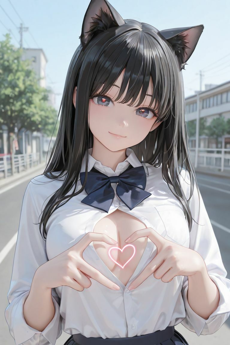 猫耳JKの通学路 画像10