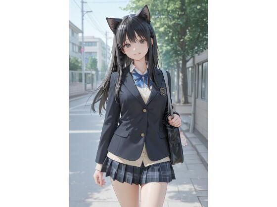 猫耳JKの通学路