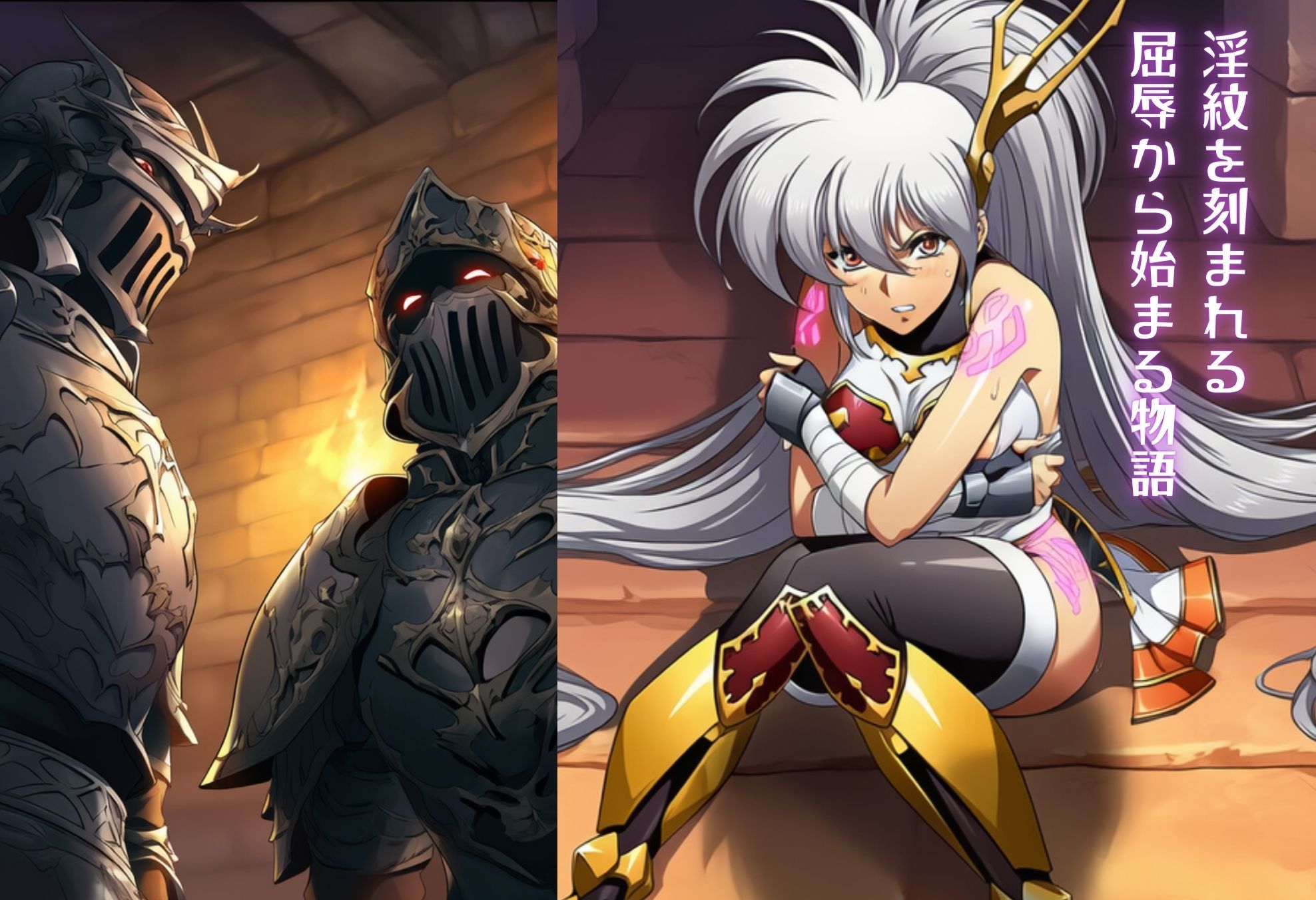 娼館へ売られた、誇り高き女騎士 画像1