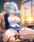 超ミニスカ女学園7〜パンツ丸見えのギャルJK達にセクハラしたり、ぶっかけたり、チ〇ポのお世話してもらうイラスト集〜