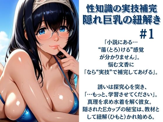〜アイ◯ス〜文学少女、ビキニで実技講習。種付プレスでIQ0に〜鷺◯文◯ 画像1