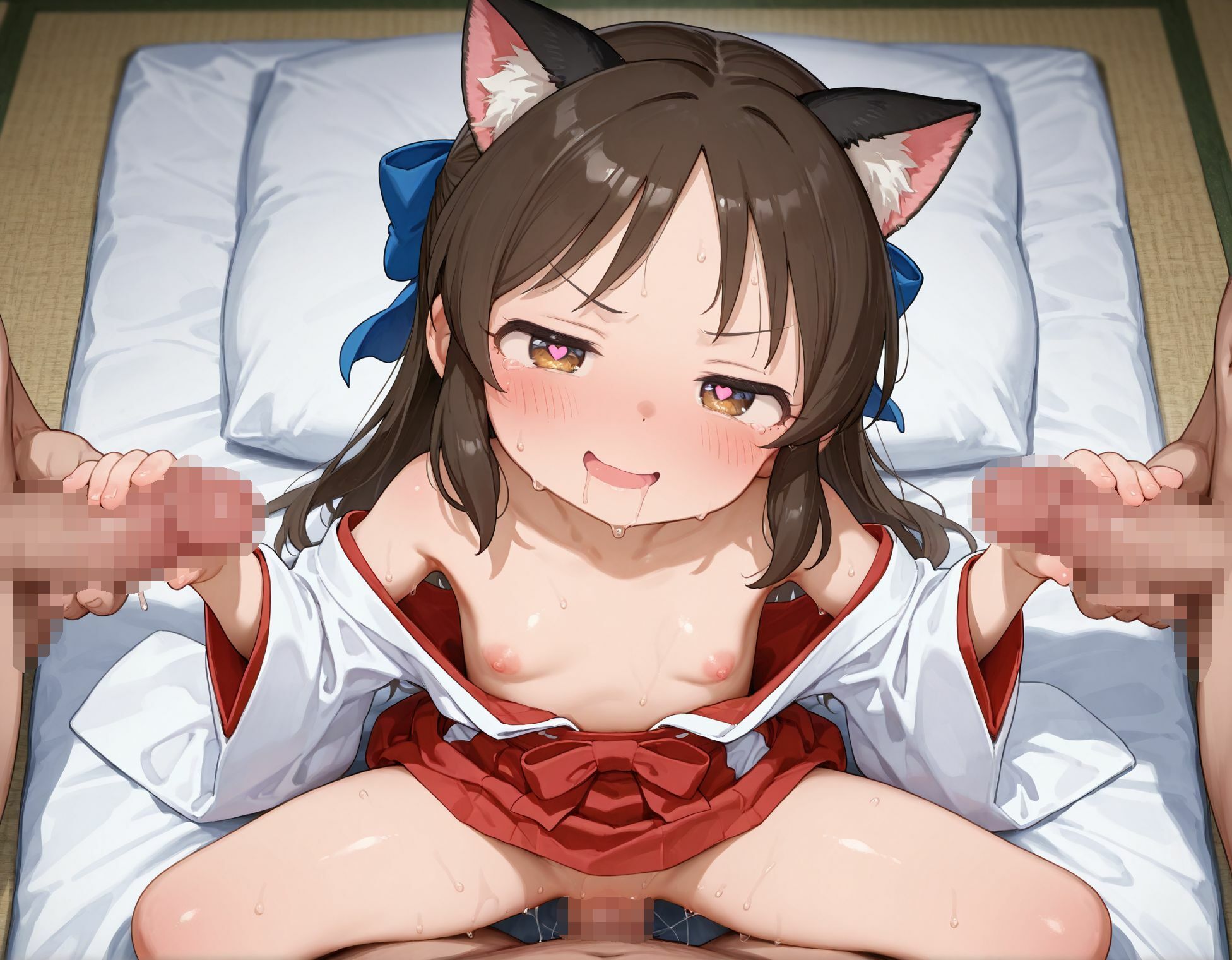 アイドルたちと巫女服エッチ6