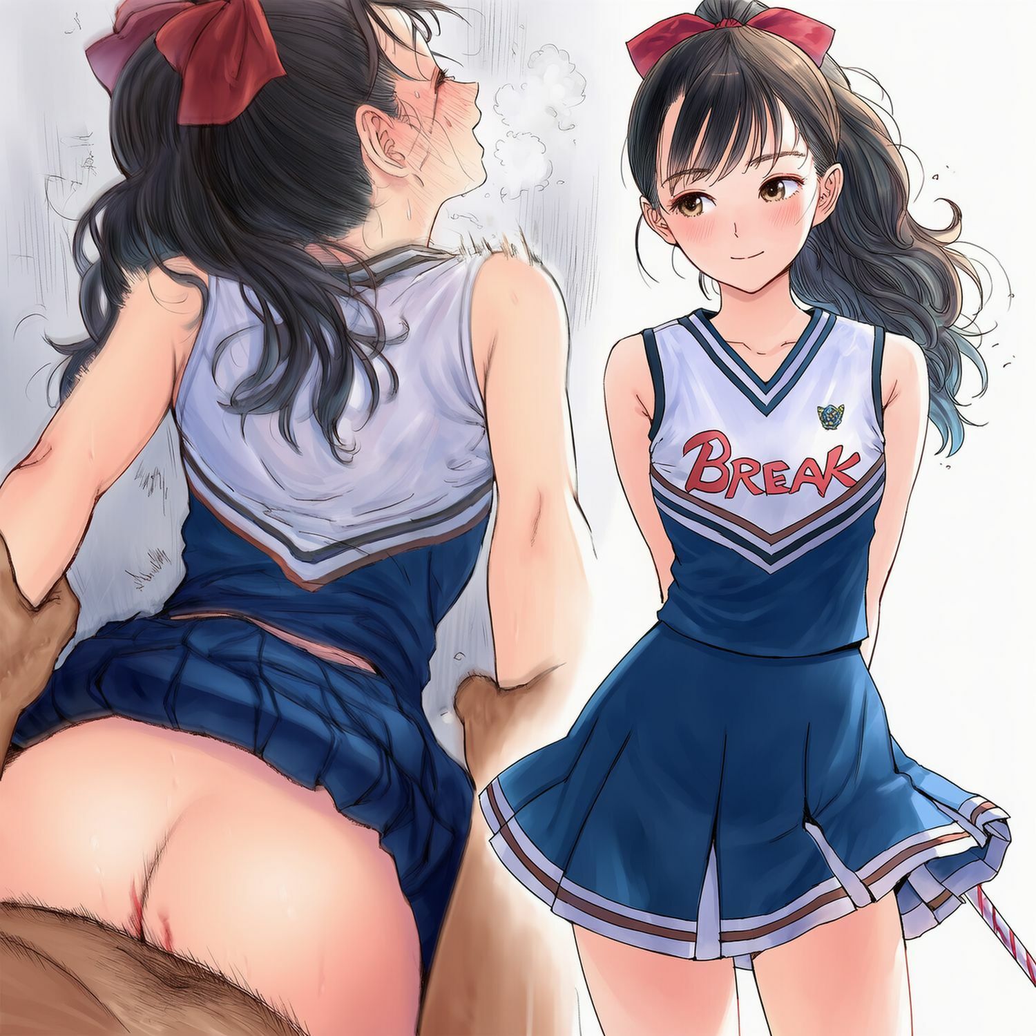 パパ活で処女を散らした制服姿の女の子 画像1