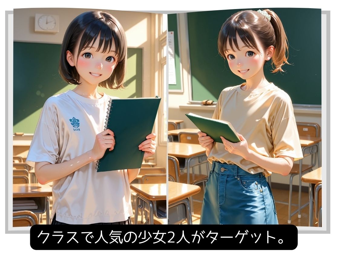 女子〇学生 『膨らみかけ少女と種付け教師』 サンプル画像 2