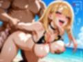 まりん笑顔喪失。元気なコス娘、ビーチでアへ堕ち完了。【喜◯川海◯】