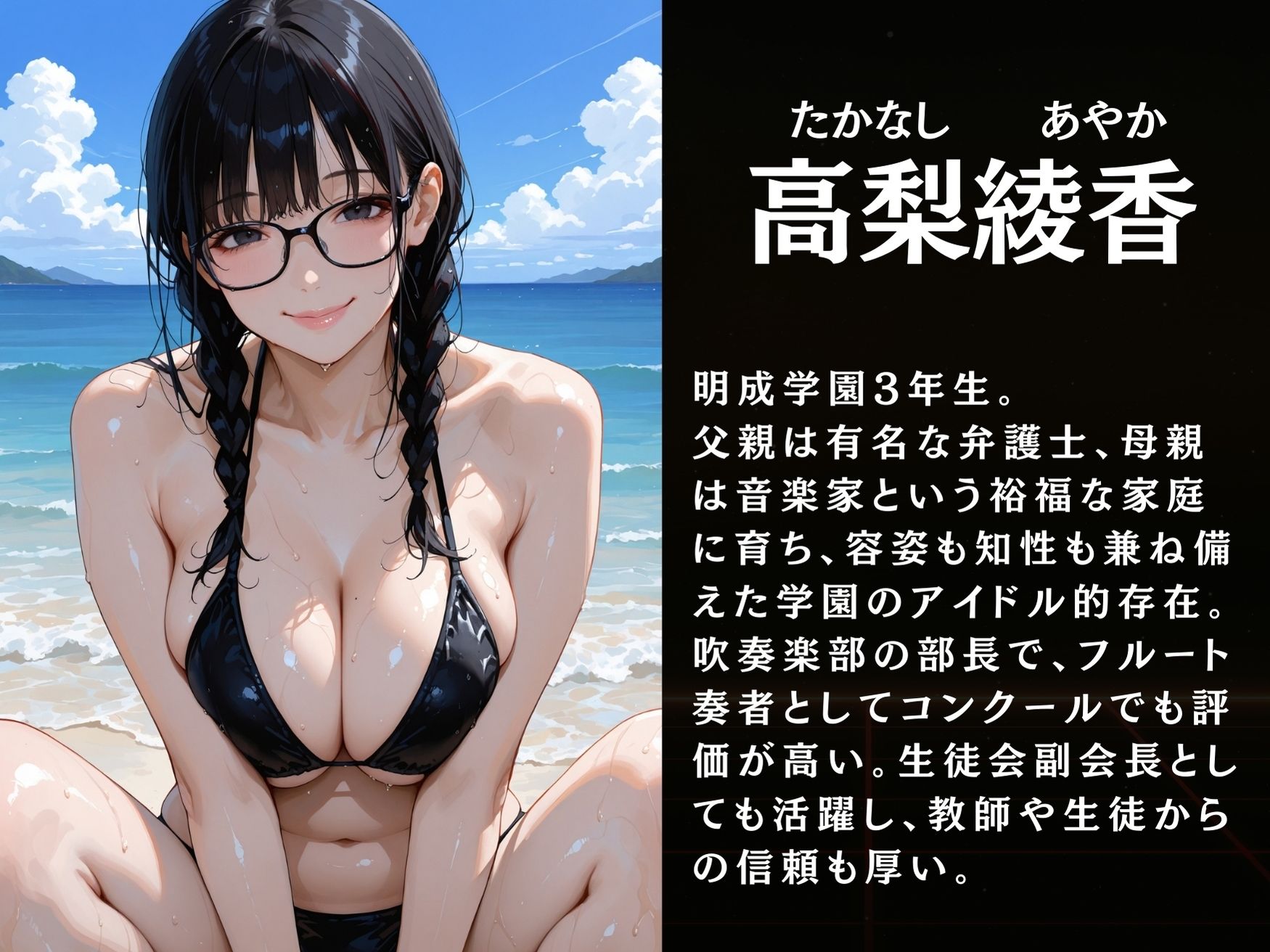 放課後の性指導 〜女子生徒の秘密〜ビーチ編 画像2