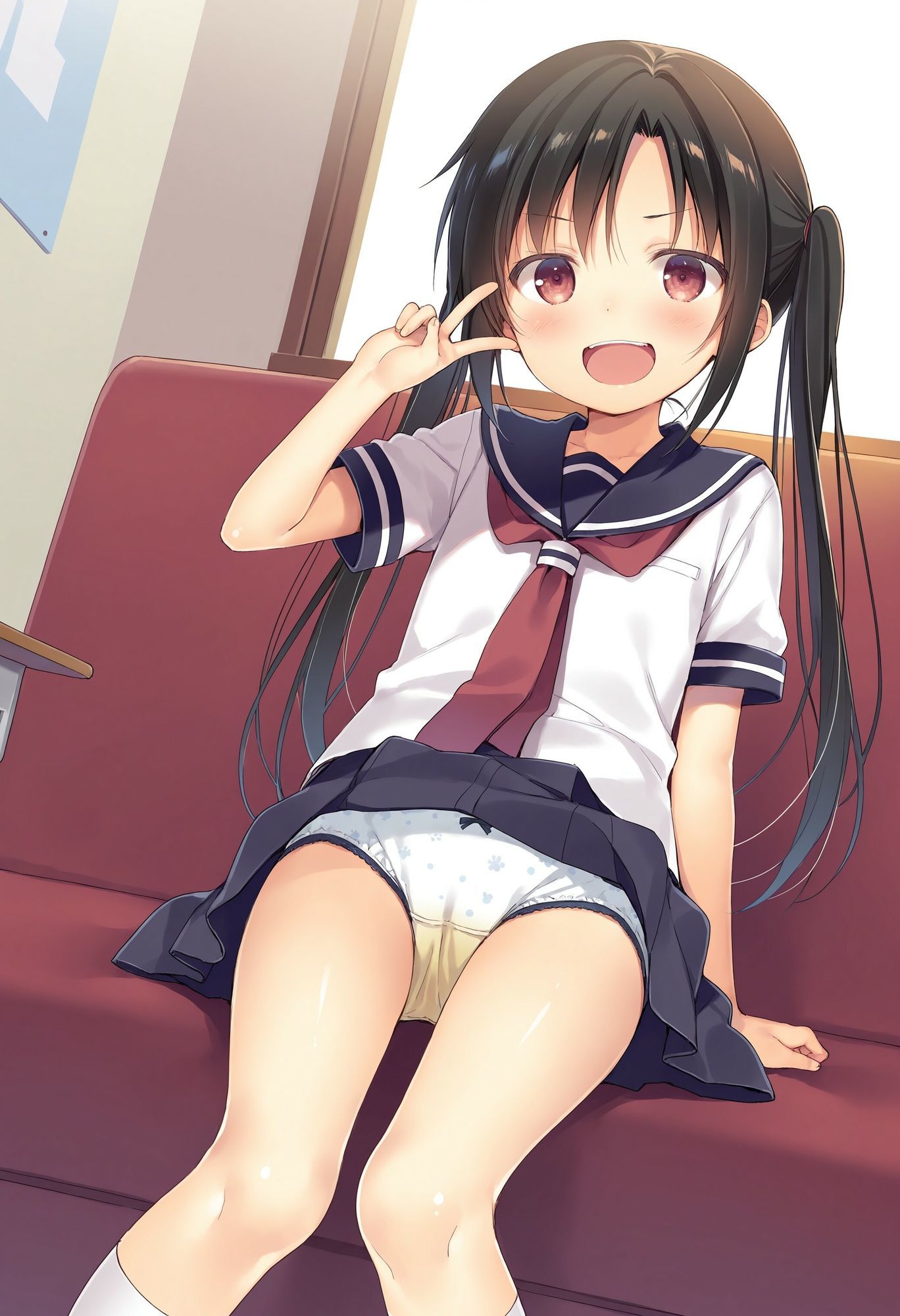 可愛い同級生の汚パンツ 画像1