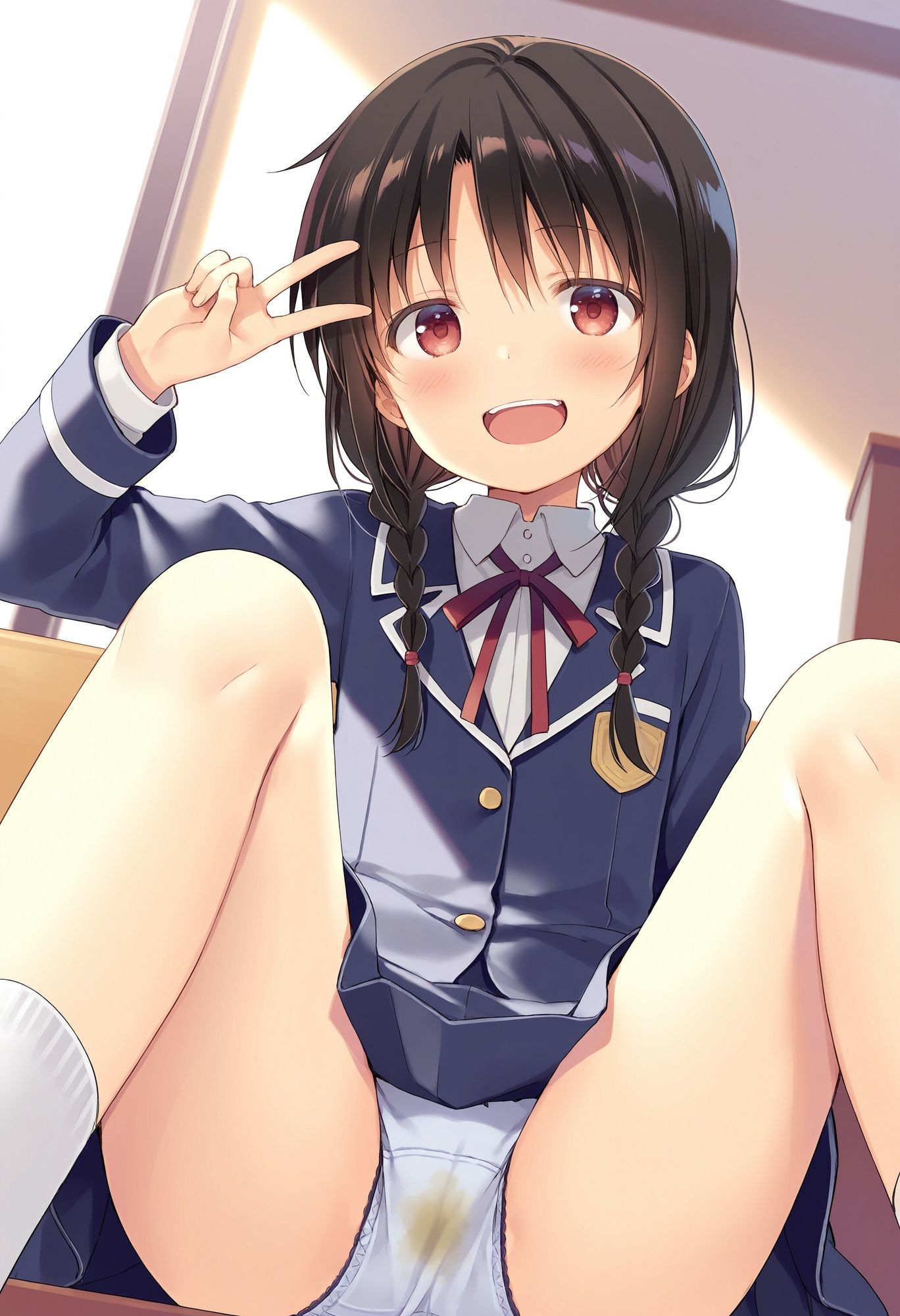 可愛い同級生の汚パンツ 画像10