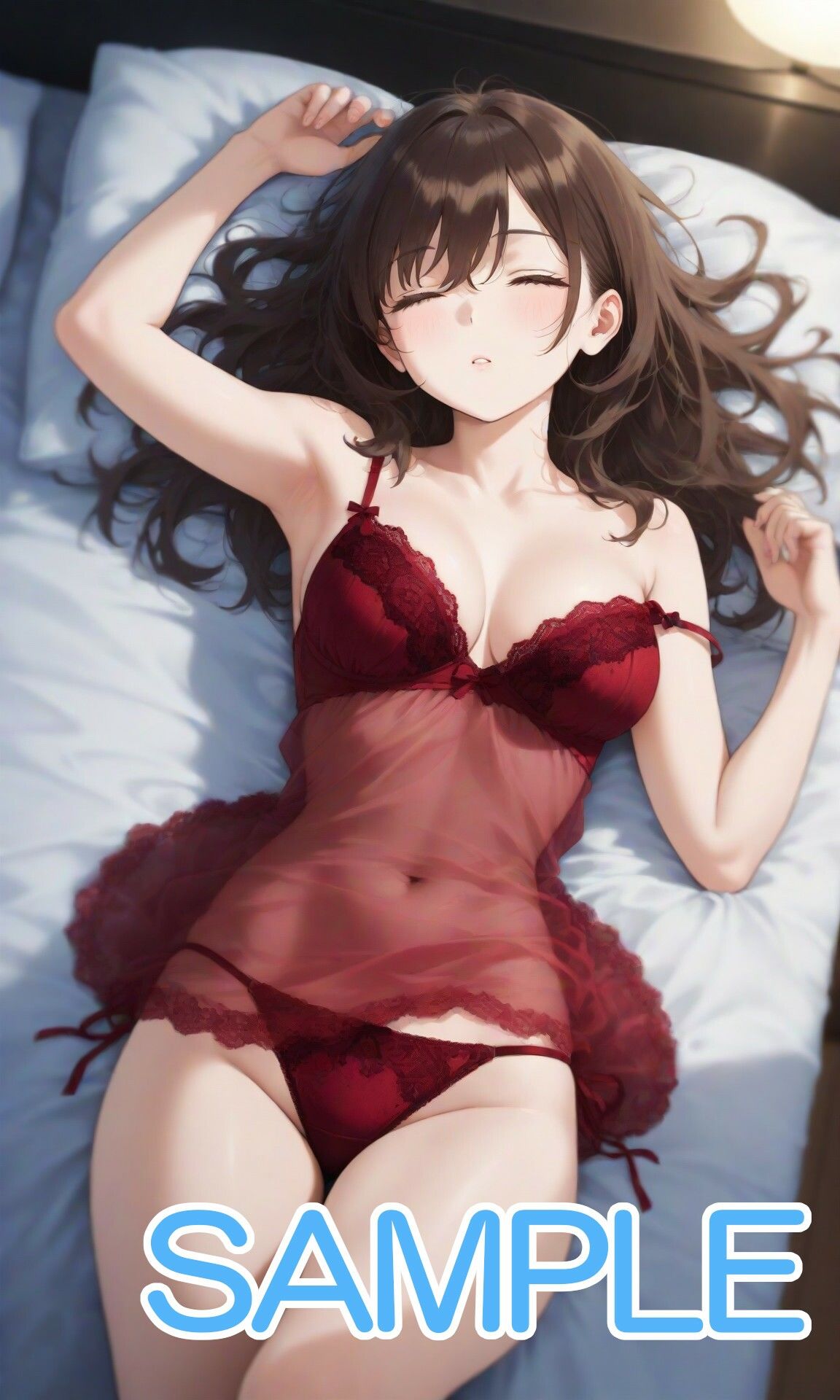 ネグリジェな寝てる女の子とホテルで・・・ 画像6