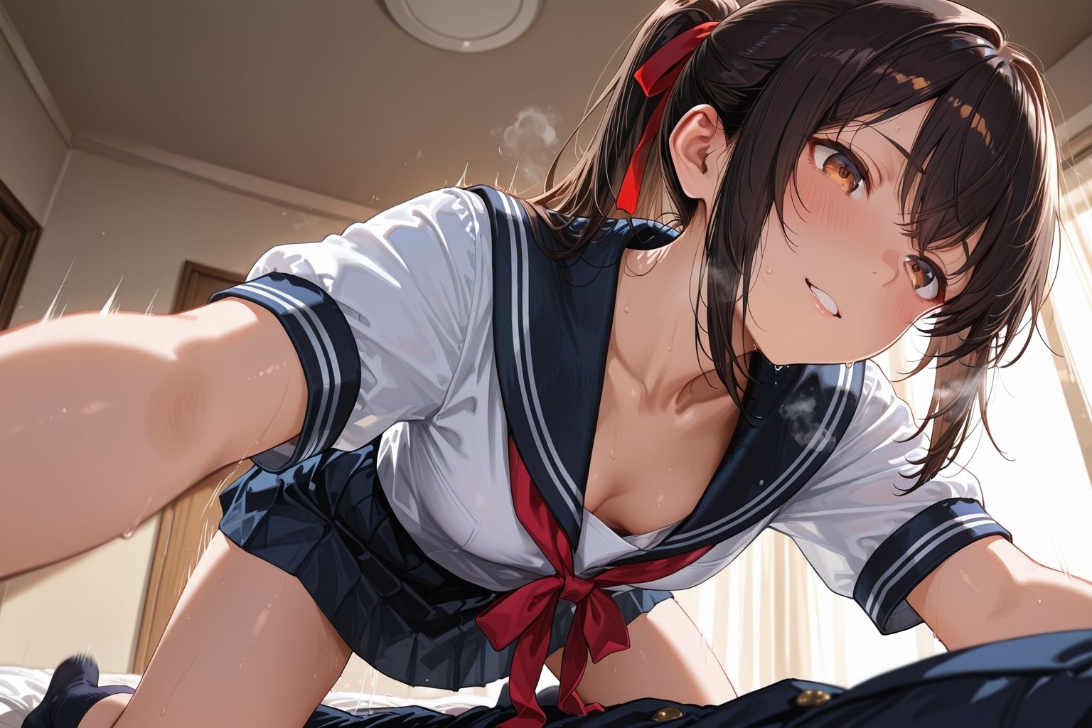 陸上部処女の擦り我慢オナニーサポート サンプル画像 10
