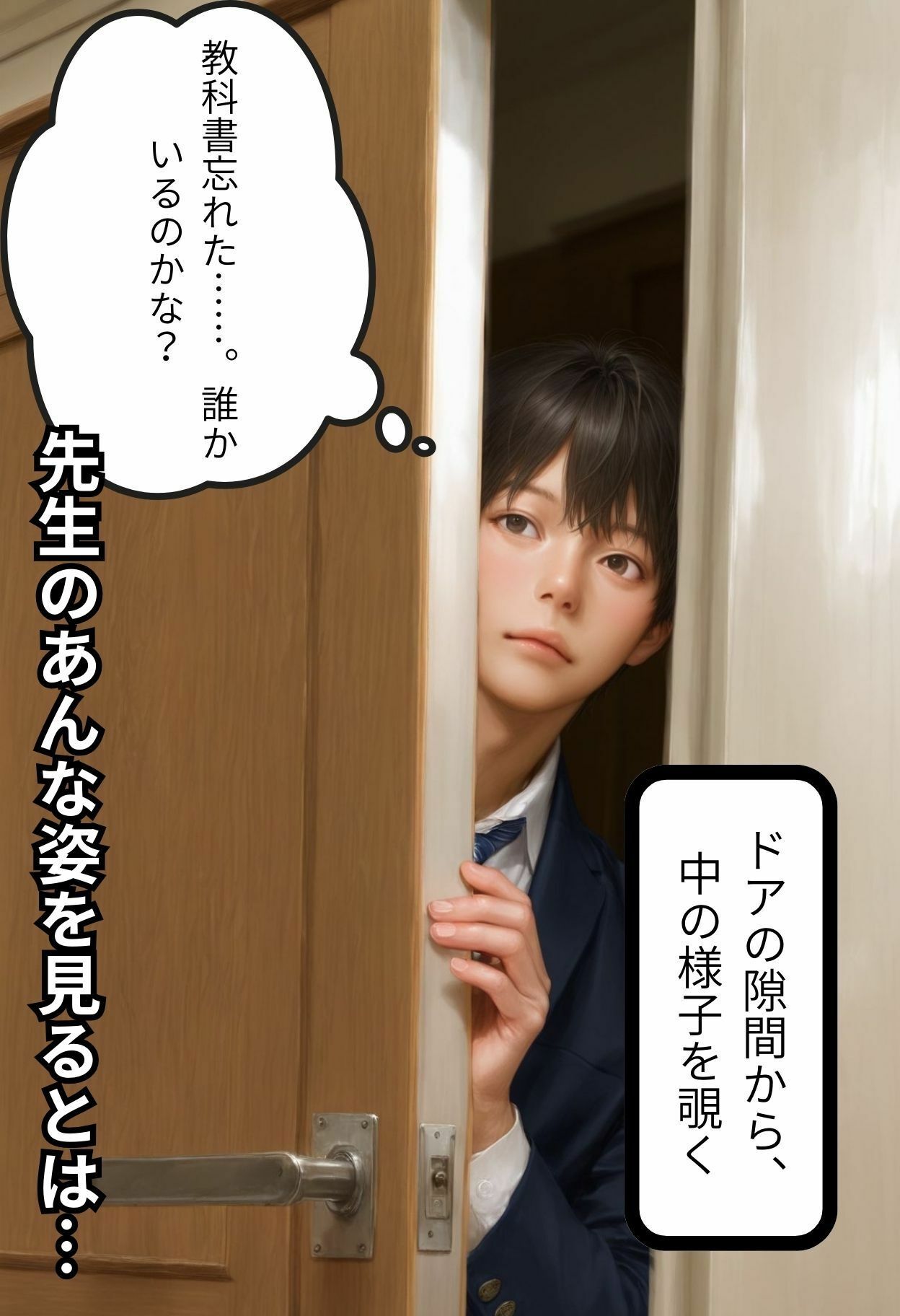 新人美人教師 僕は先生のオナニーを見てしまった そこから始まる先生と僕の学生生活 画像4