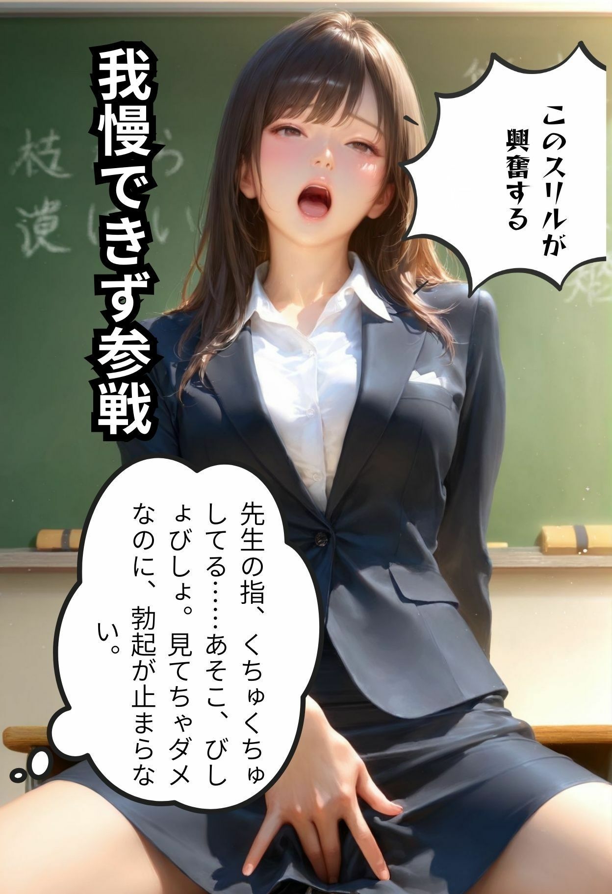 新人美人教師 僕は先生のオナニーを見てしまった そこから始まる先生と僕の学生生活 画像6