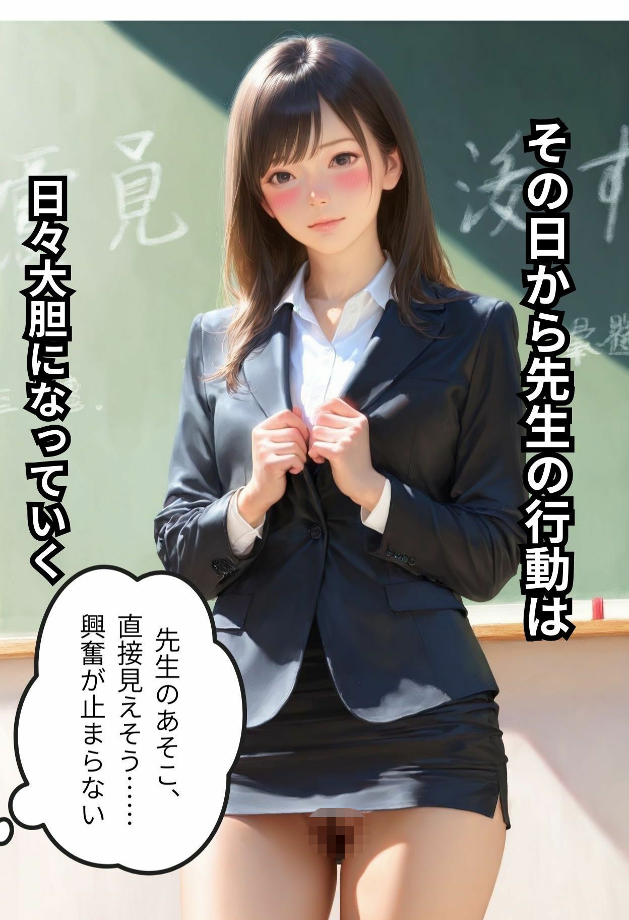 新人美人教師 僕は先生のオナニーを見てしまった そこから始まる先生と僕の学生生活 画像9
