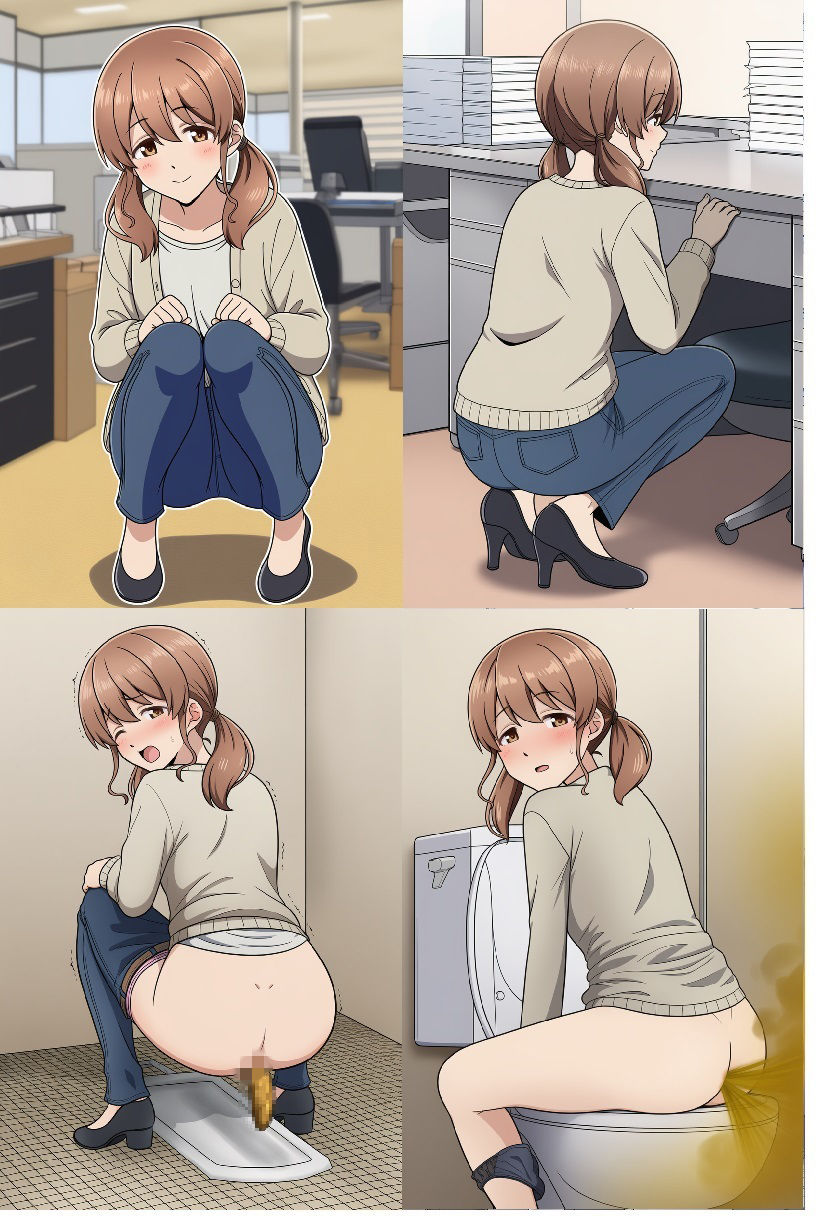 会社員女性達のオナラ・排便シチュエーション 画像4