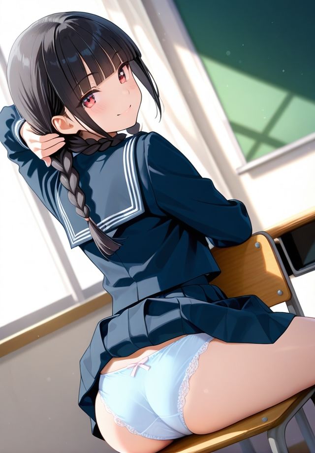 クラスの女子は椅子の座り方が横着過ぎる  後ろ姿編 画像7