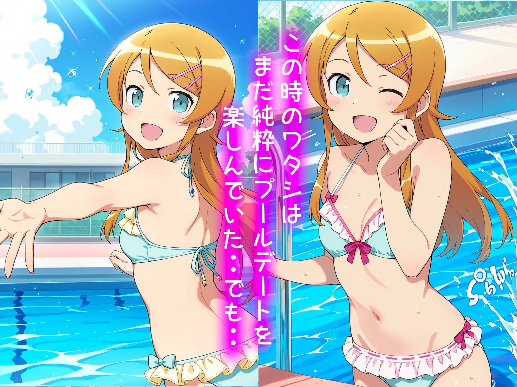 高坂桐乃の処女卒業記録2〜inプールデート編〜 画像2