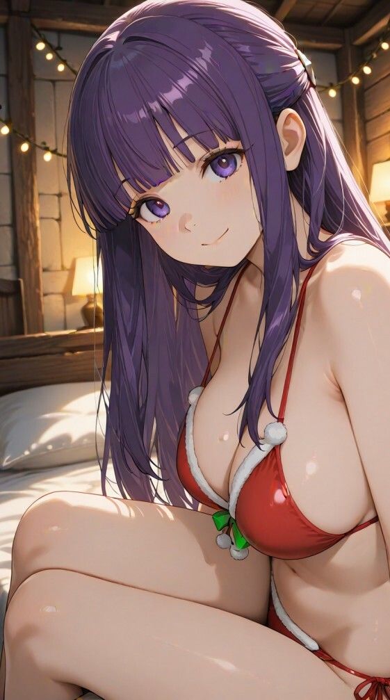 【葬送のフリーレン】フェルン（サンタビキニ） 画像1