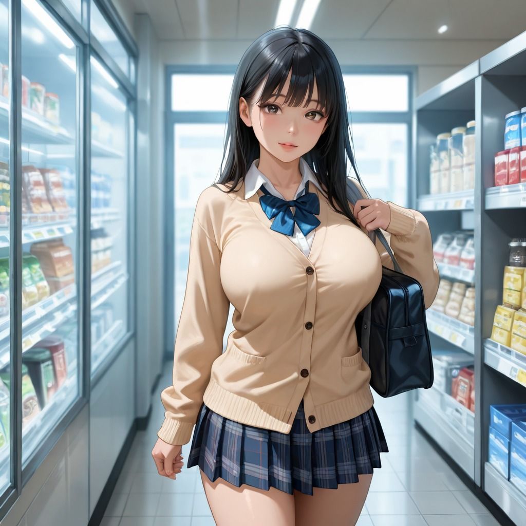 巨乳女子校生写真集 画像1