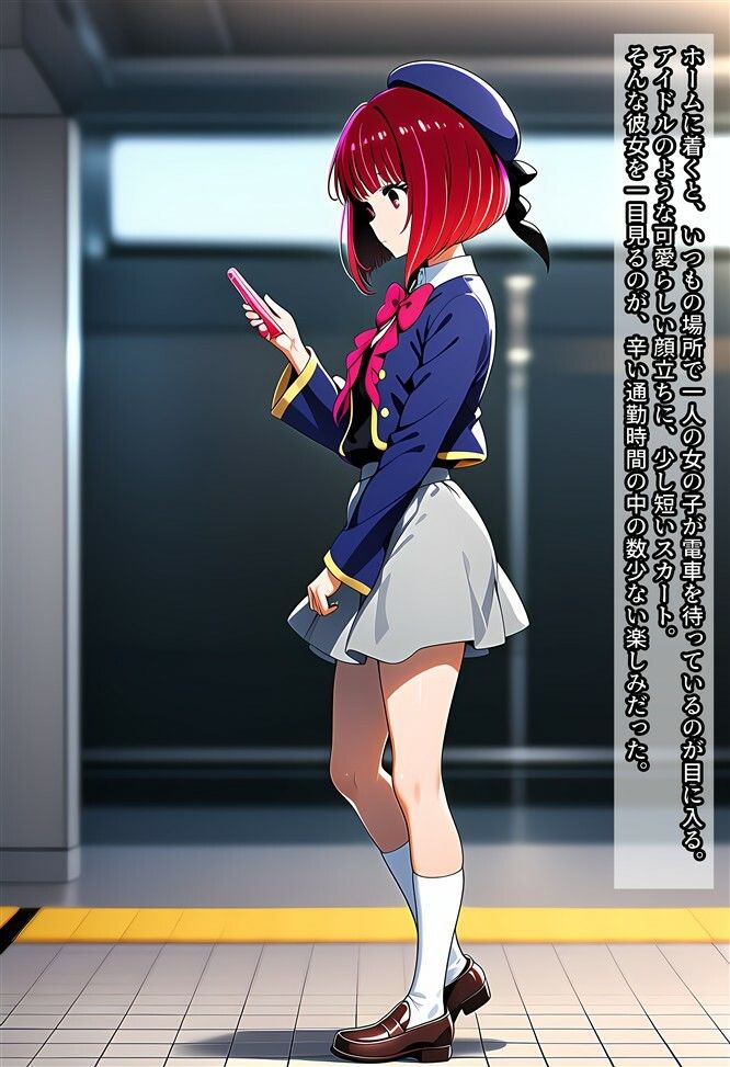 かなちゃんを盗撮したり痴○したりする話 画像1