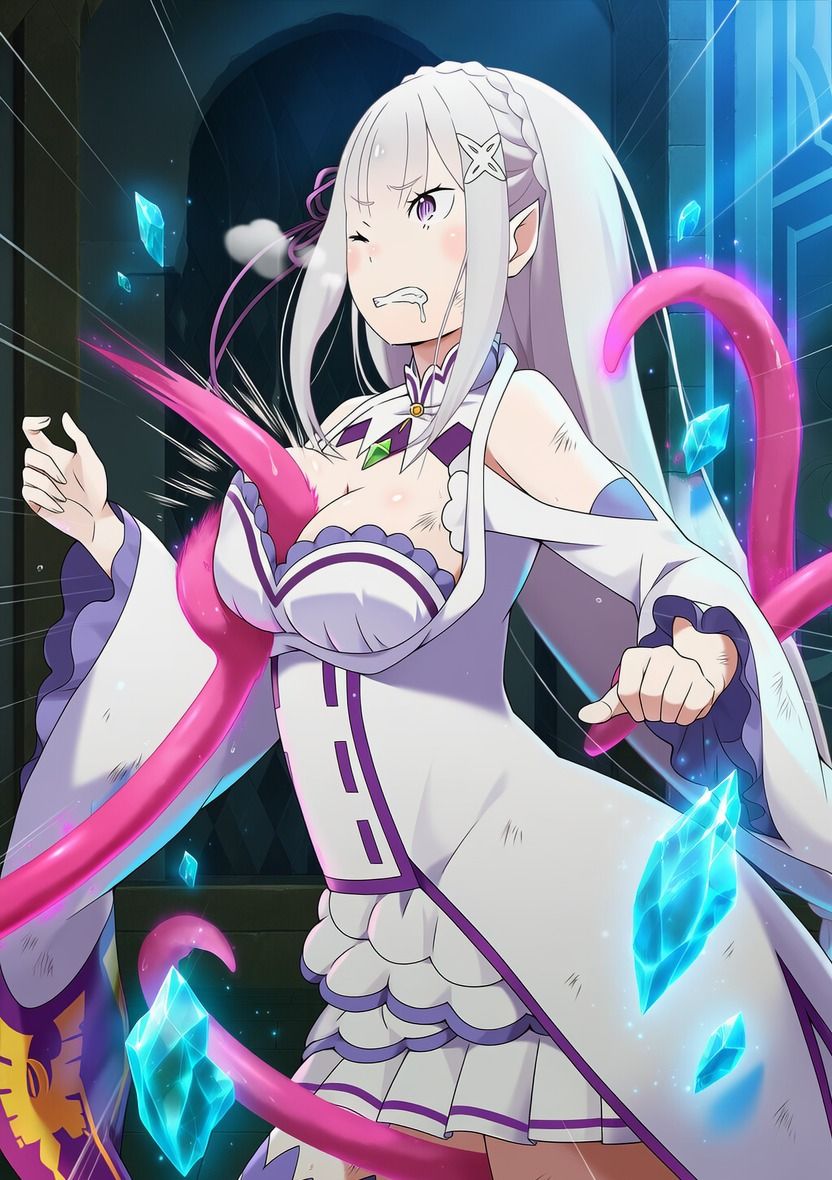 エミリ● vs ぬるぬる触手 画像5