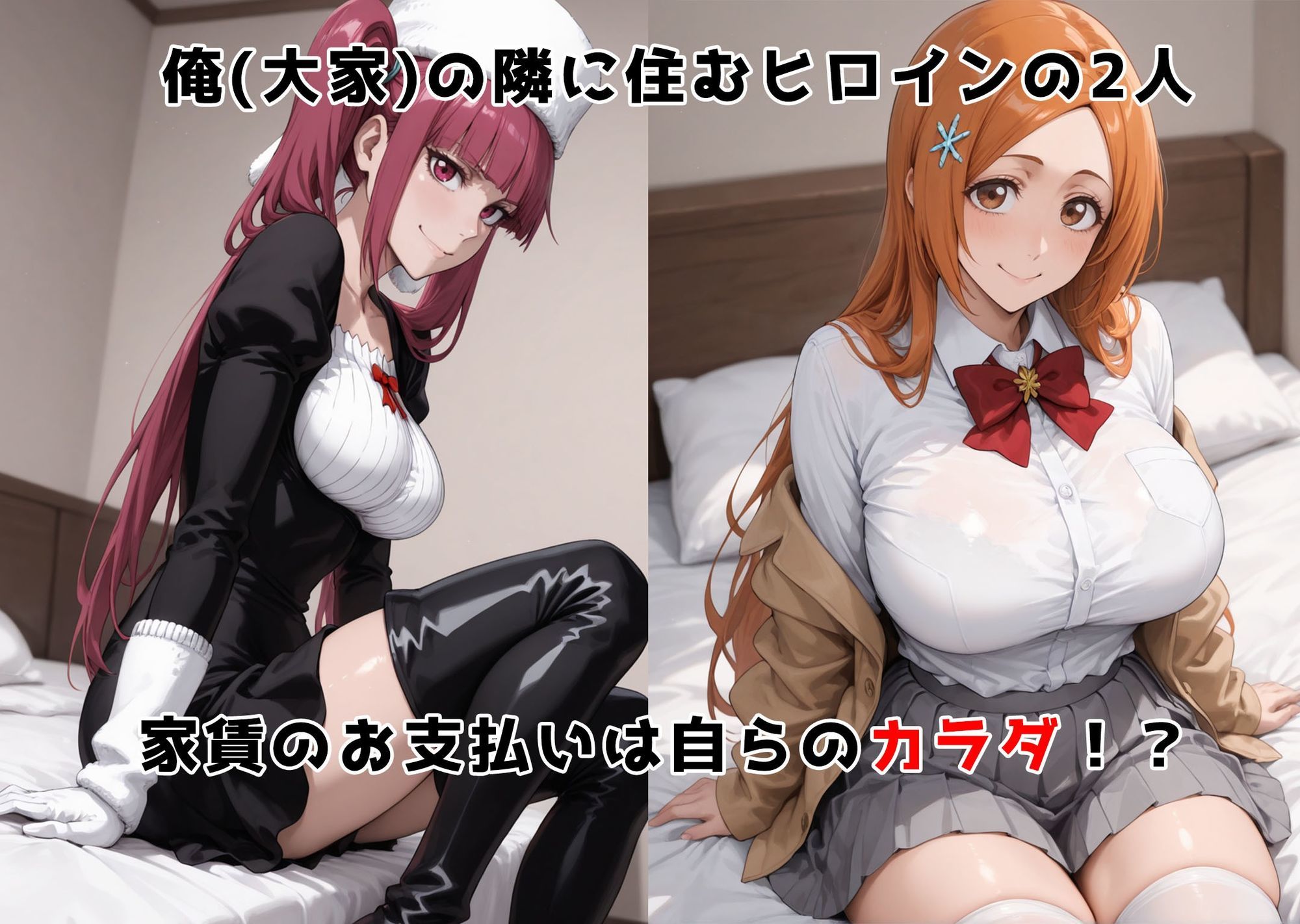 チン体奉仕契約〜大家への家賃は私達のカラダ〜 毒ヶ〇リルカ・井〇織姫編1