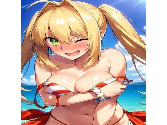 水着ネロちゃんのえっちなAIイラスト集