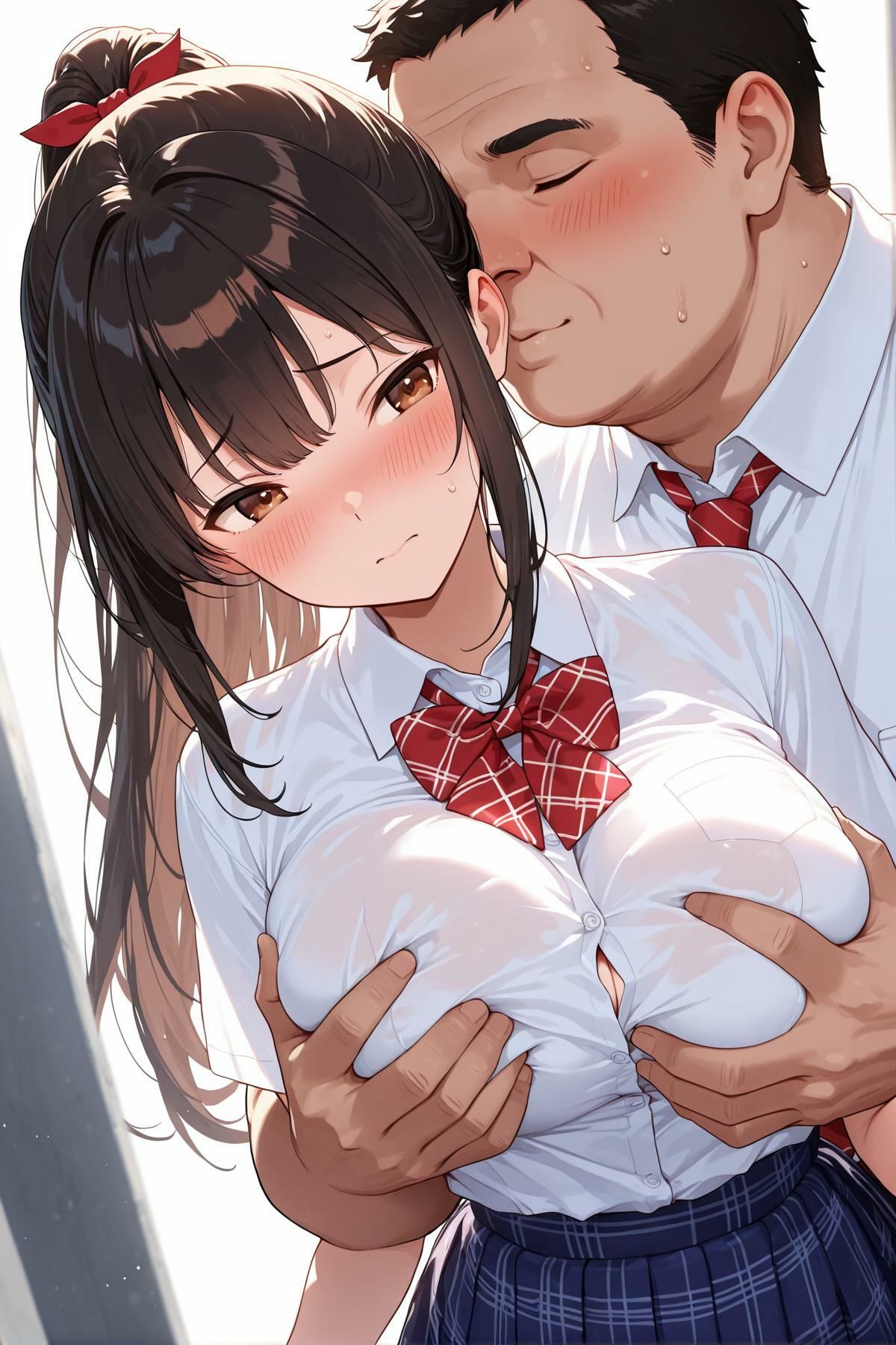 女子校生メス堕ち 〜部活一筋なポニテ黒髪女子に種付け性指導編〜 画像3