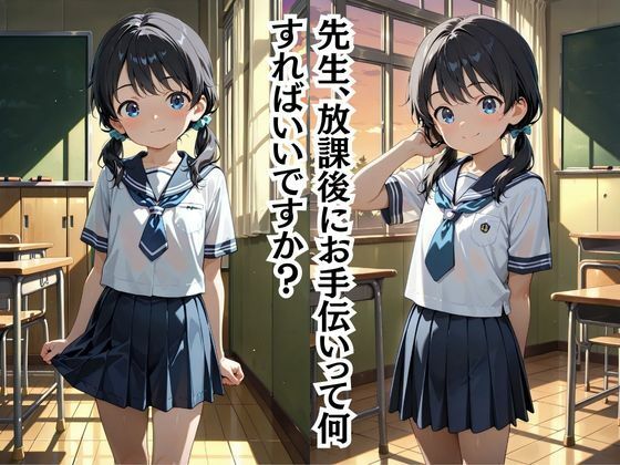 【ふわり書房】同人CG・AI『先生、だめだよ・・・誰も知らない放課後の教室』2
