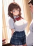 女子校生メス堕ち 〜大人しそうな茶髪女子に種付け性指導編〜