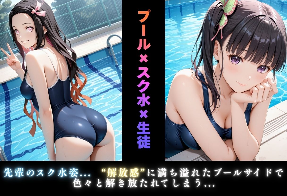 【学園ヒロイン〜俺たちの肉便器〜】鬼◯の刃〜竈門禰◯子・栗花落カ◯ヲ  編〜 画像4