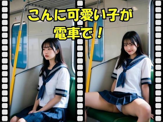 パンツを見せてくる制服美女達！ 画像1