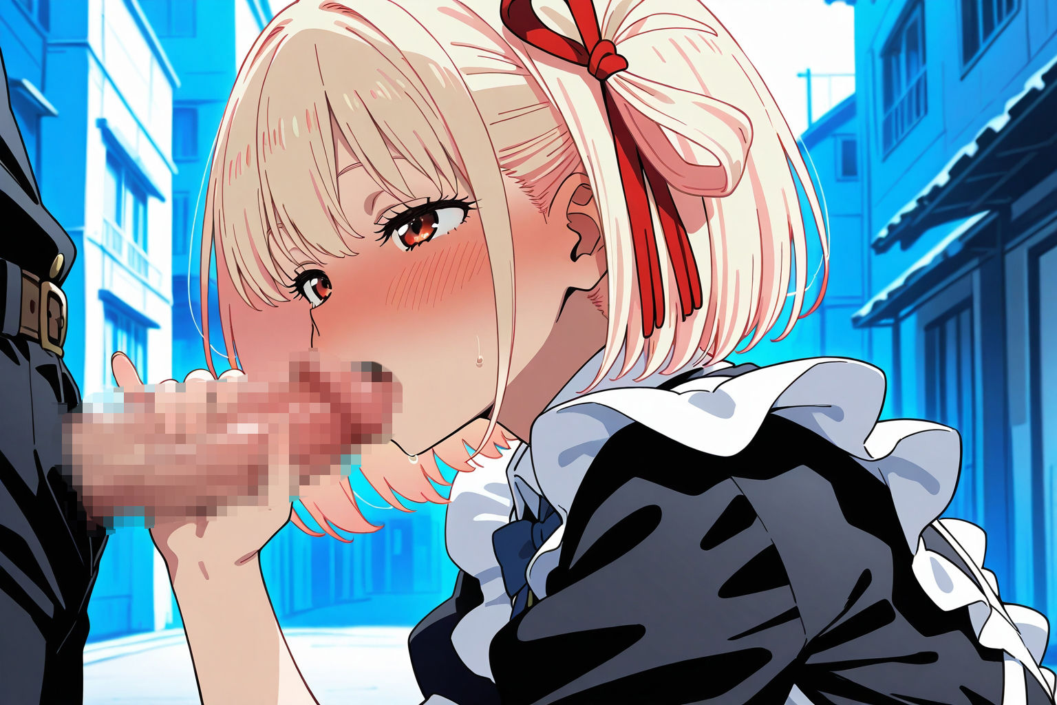 【リ〇リス・リ〇イル】メイド服の○○を××する 画像2