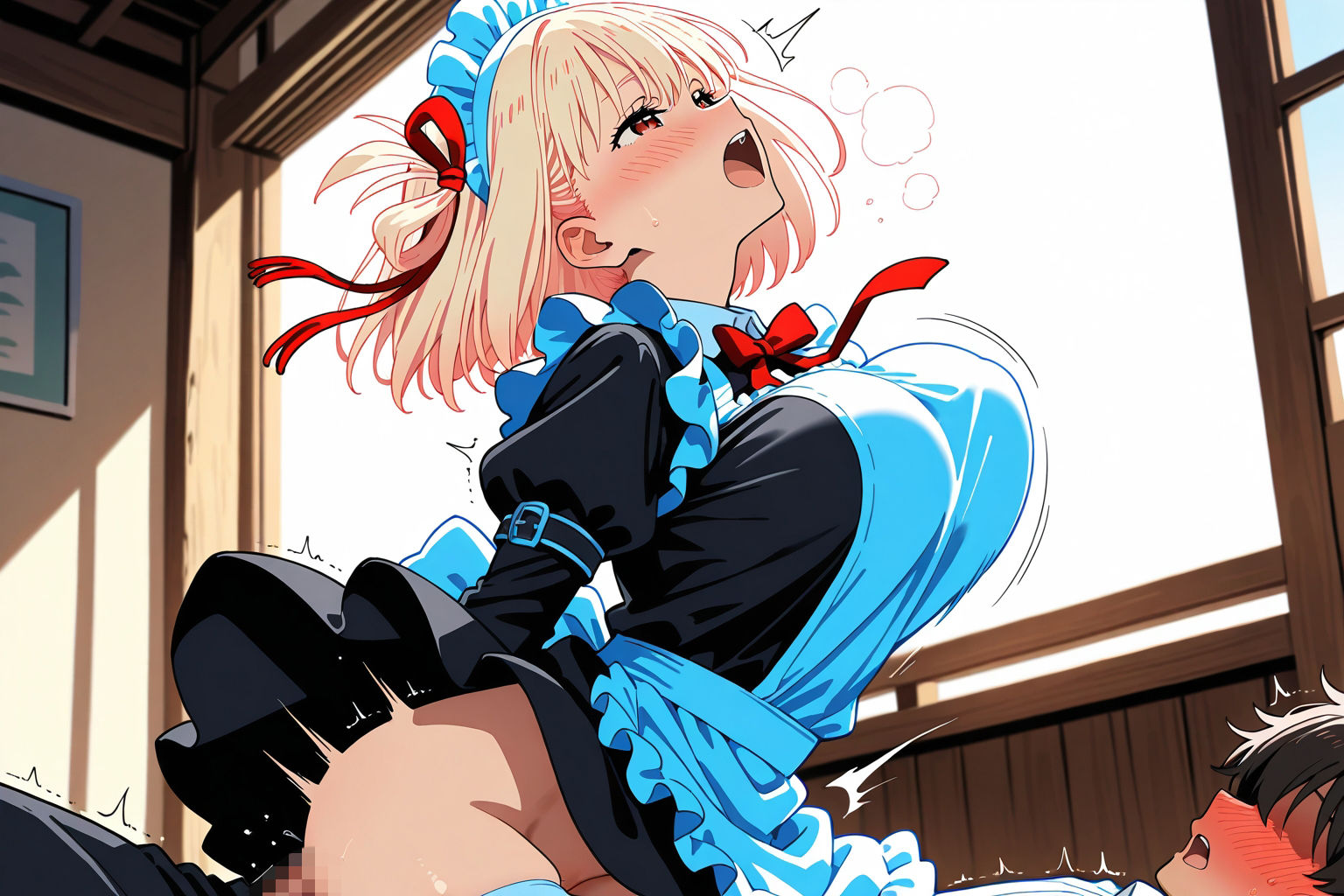 【リ〇リス・リ〇イル】メイド服の○○を××する 画像8