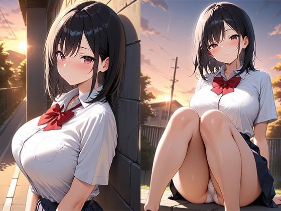 制服女子 催●肉便器化 〜街中で種付け完了〜 画像1