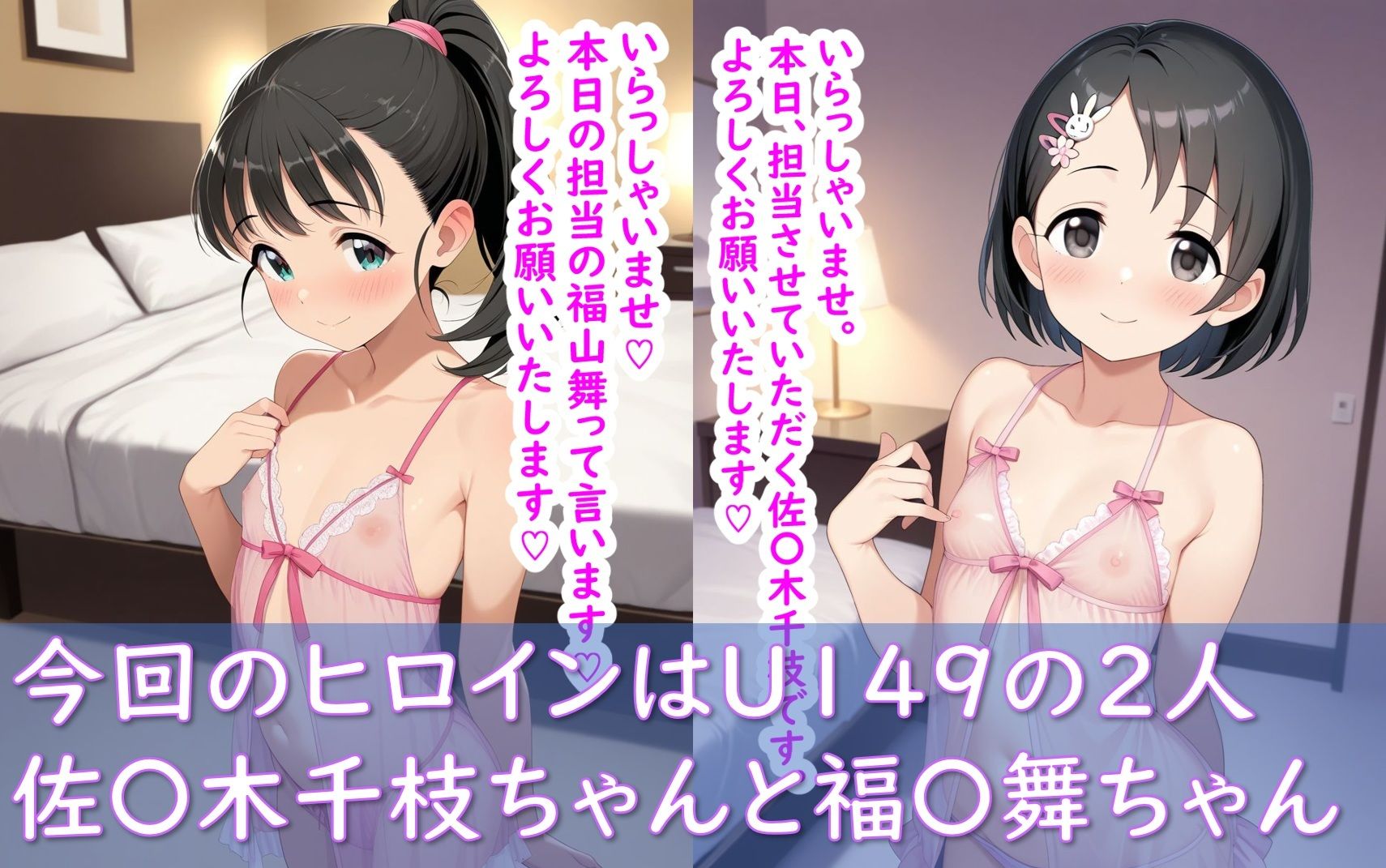 最高級風俗嬢U149佐〇木千枝＆福〇舞～ソープランド編～2